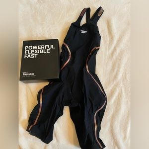 Speedo LZR Pure Intent Open Back Kneeskin Size 23